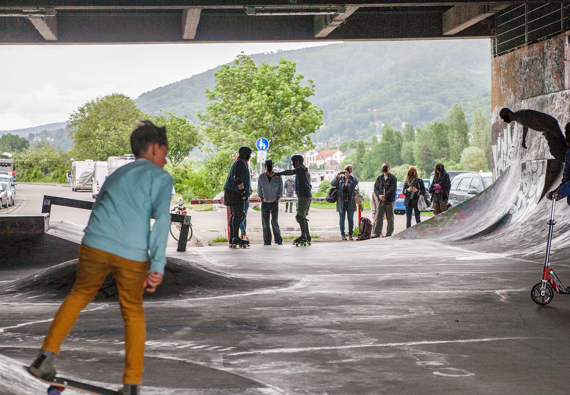 Heidelberg Brücke Skatepark, Heidelberg