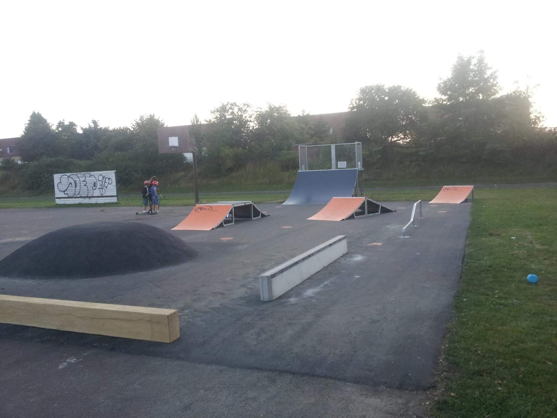 Hornslet Skole - skatepark in Denmark