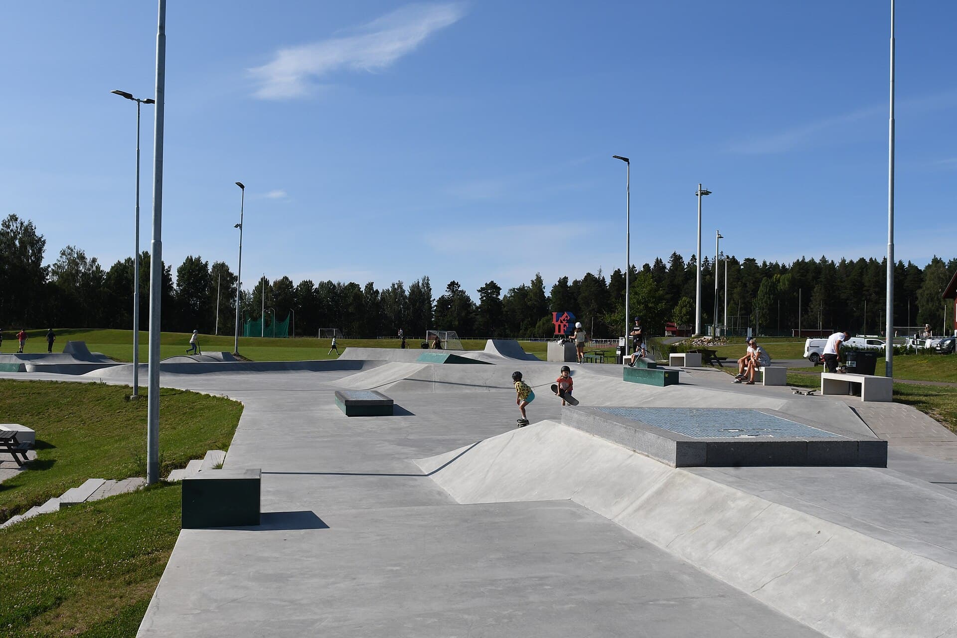 Leksand Betongpark Siljansvallens Skatepark, Leksand