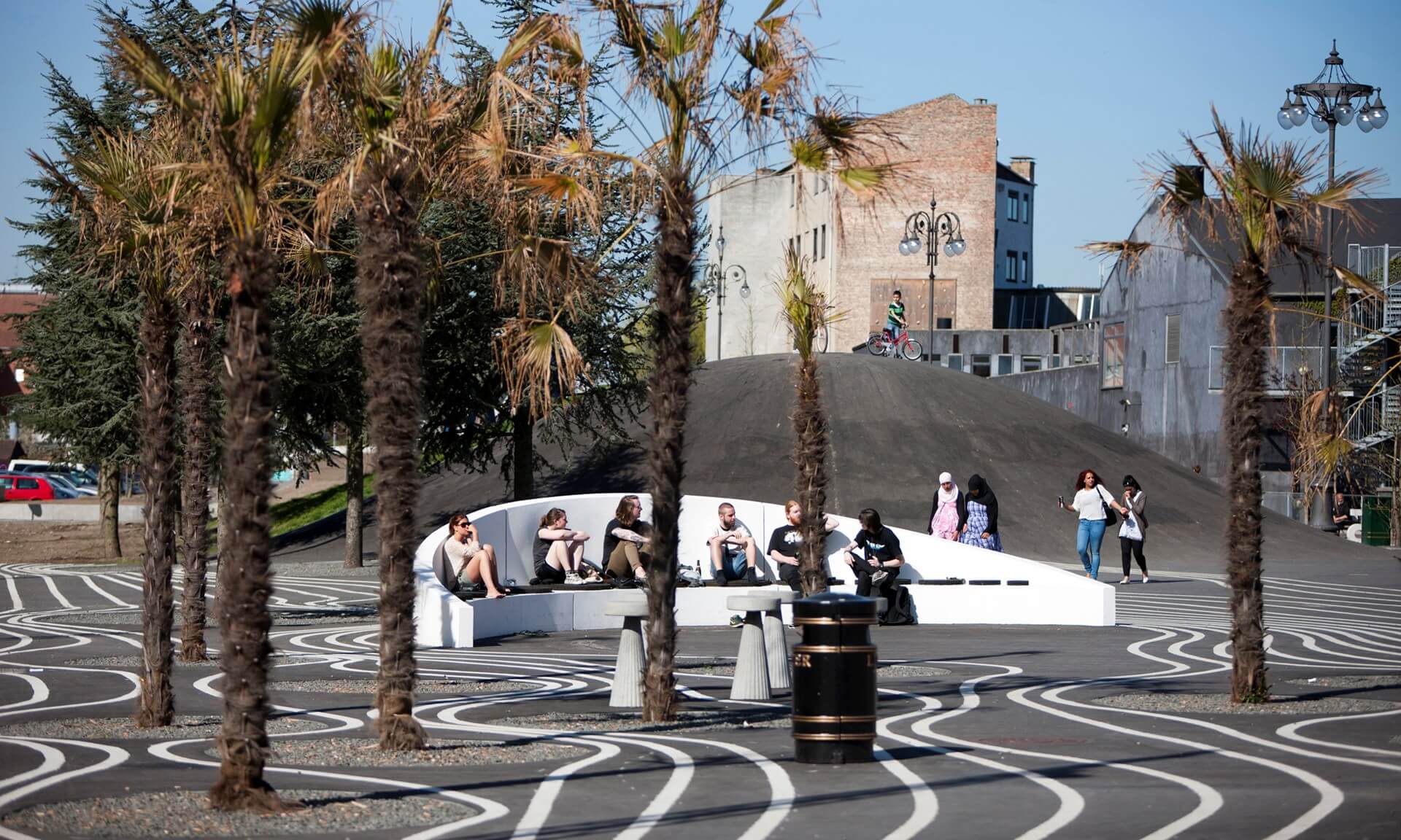 Superkilen Nørrebro - skatepark in Denmark